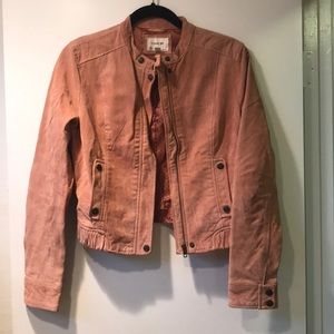 Cropped Suede Jacket K1